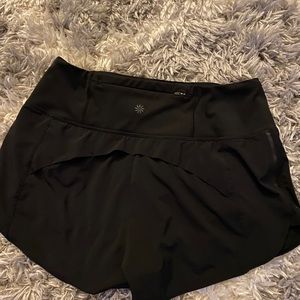 Athleta Like NEW solid black shorts